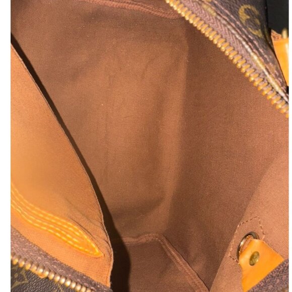 Vintage Louis Vuitton Monogram Speedy 30 Handbag Brown Canvas & Leather Handles - Picture 5 of 16